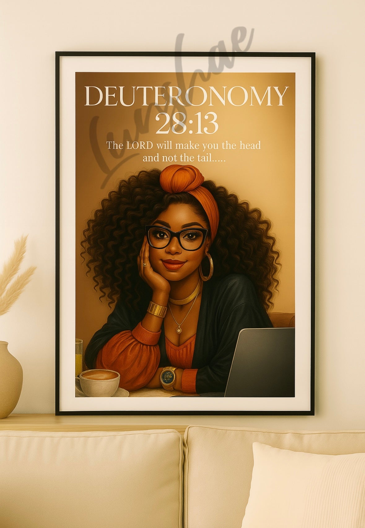 Deuteronomy 28:13 The Lord Will Make You the Head - Digital Wall Art Print