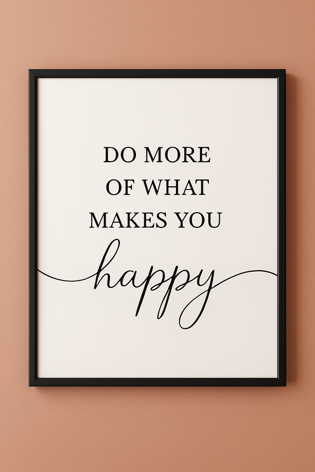 Do More of What Makes You Happy” 3-Piece Digital Wall Art Set