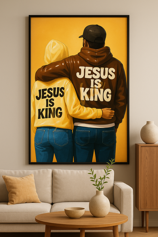 Jesus Is King - Digital Download Printable Wall Art